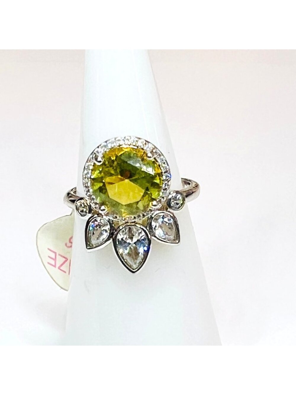 Ring Bomb Party Ring  size 6 RBP, radiant, feminine, brilliant